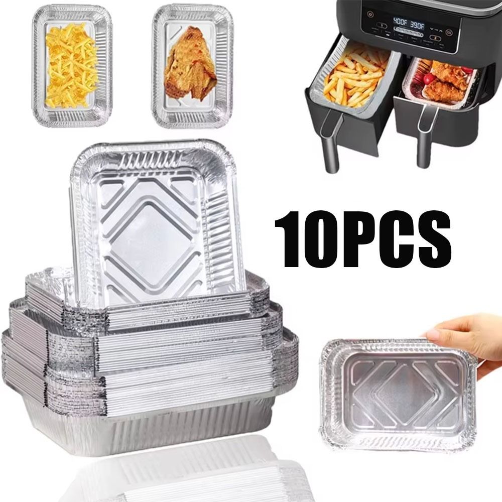 10PCS Disposable Aluminum Foil - Food Storage Aluminum avaliação e preço
