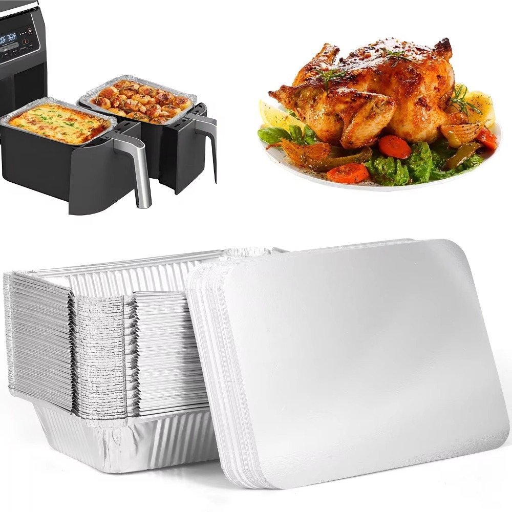 10PCS Disposable Aluminum Foil - Food Storage Aluminum avaliação e preço