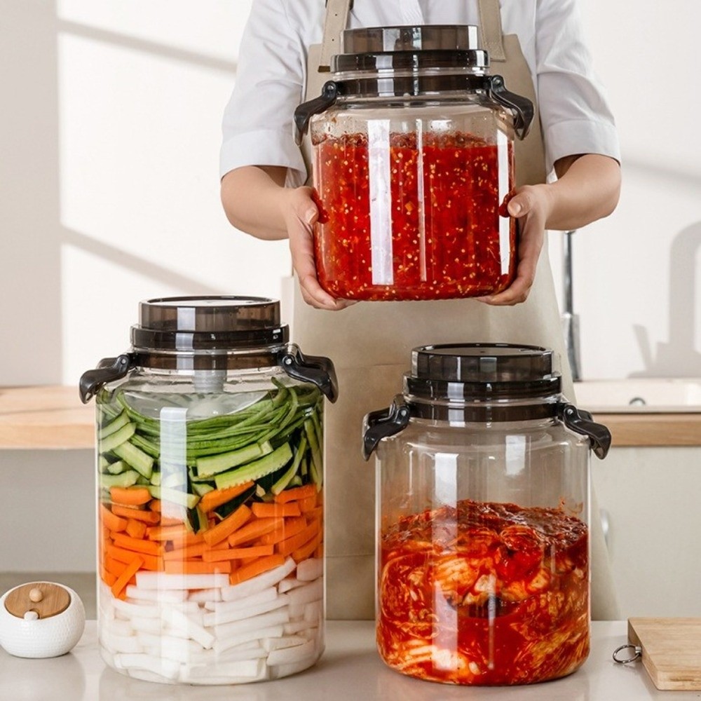 Large Capacity Pickle Jars Wit - Food Storage Containers Xl avaliação e preço