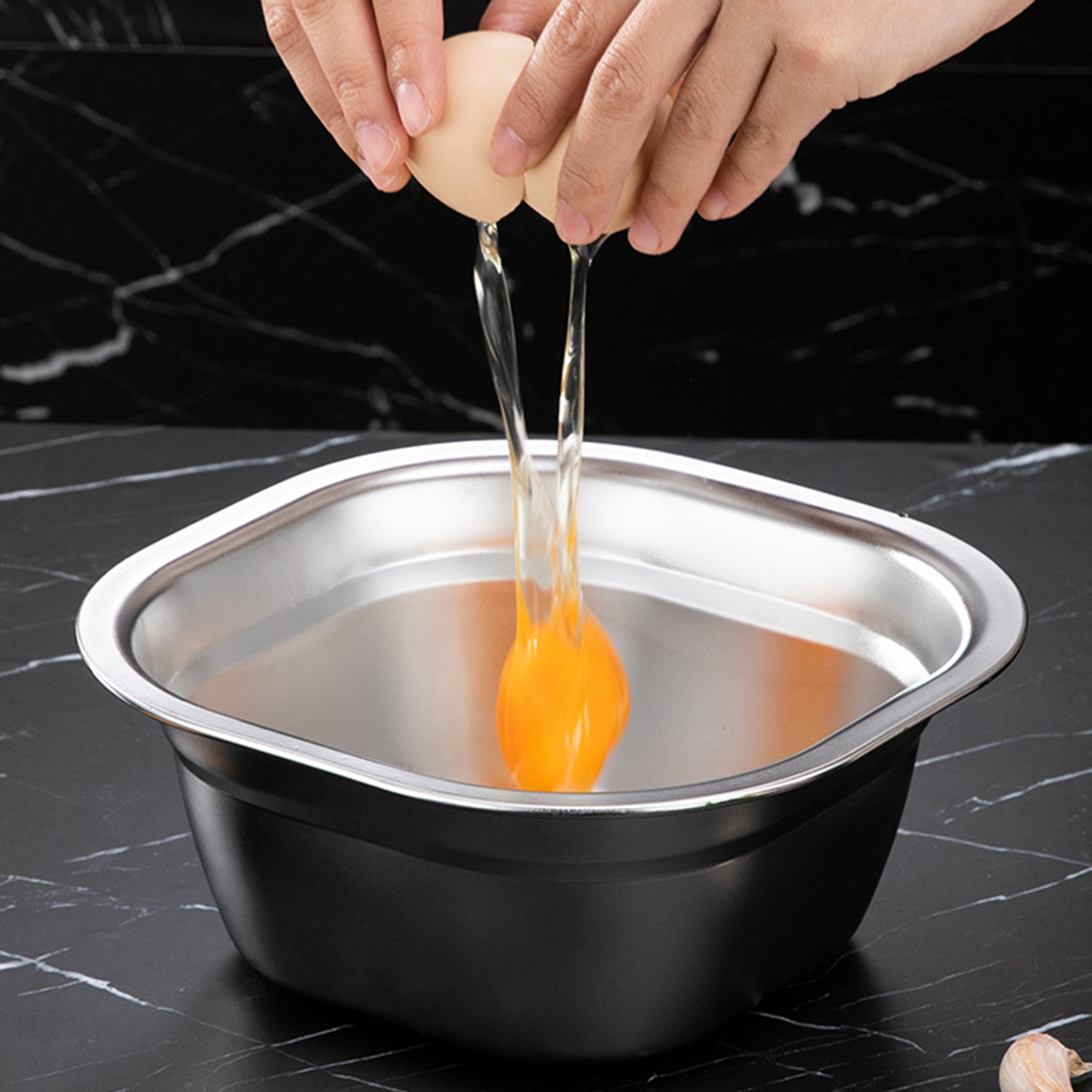 Stainless Steel Square Basin V - Food Storage Bowls avaliação e preço
