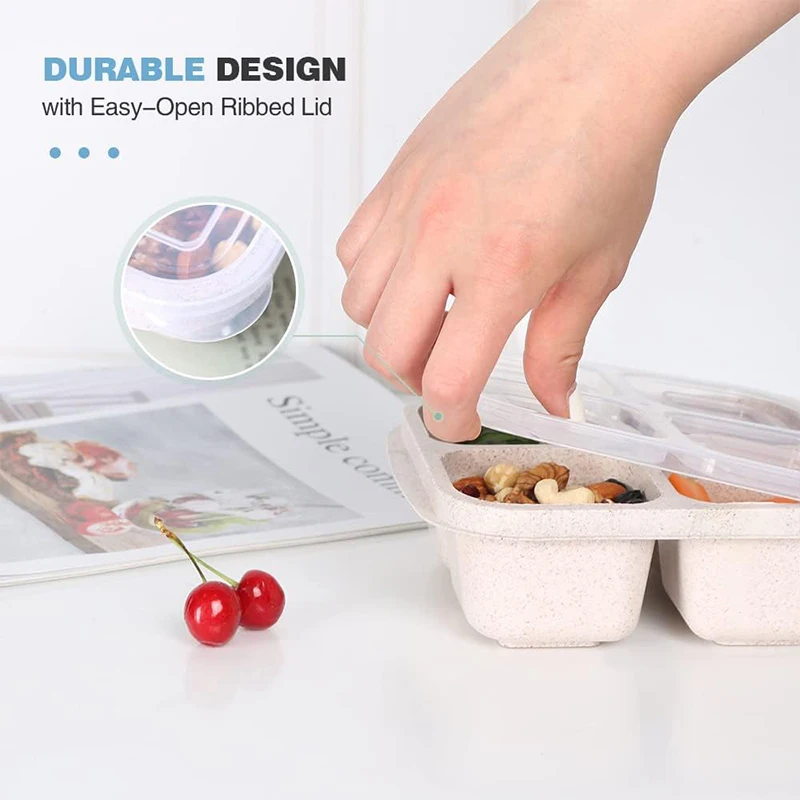 4 Grids Food Storage Box Porta - Food Storage For Refrigerator avaliação e preço