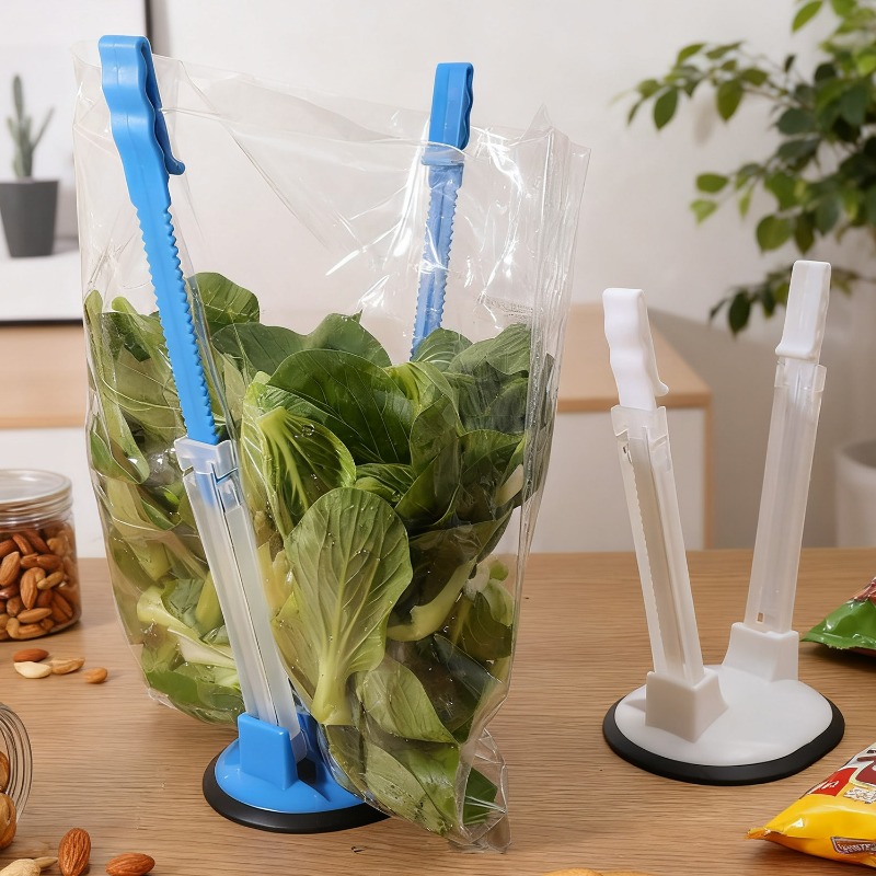 Hands Free Baggy Rack Clip Adj - Food Storage Rack For Kitchen avaliação e preço