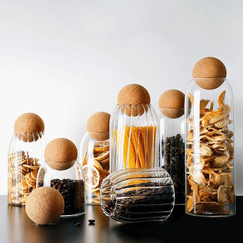 storage glass jar with wooden  - Food Storage Lidl avaliação e preço