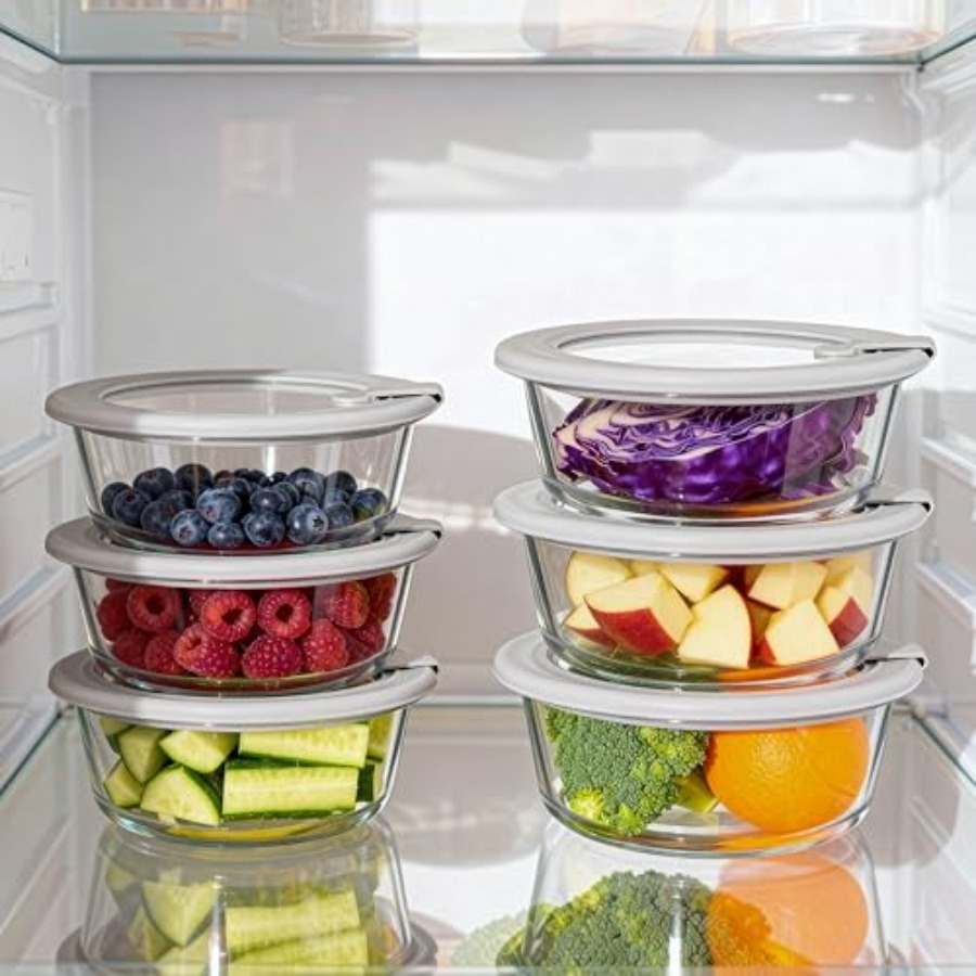 Glass Food Containers with Gla - Food Storage Lidl avaliação e preço