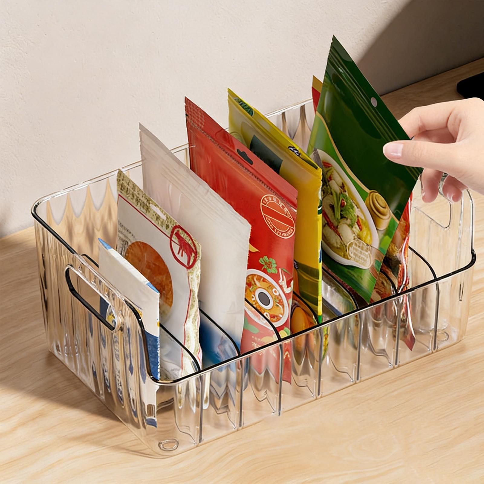 Spices Rack Transparent Divide - Food Storage Rack For Kitchen avaliação e preço