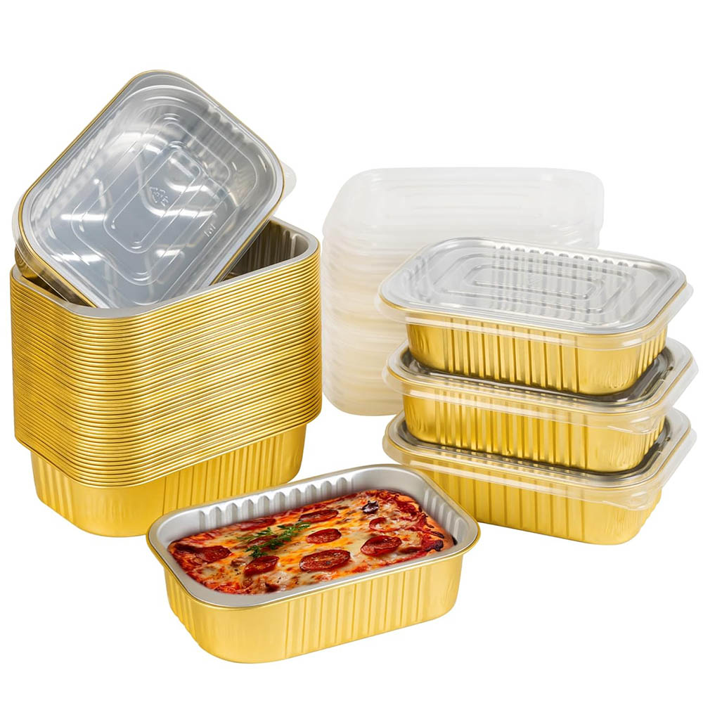 Small Aluminum Pans with Lids  - Food Storage Aluminum avaliação e preço