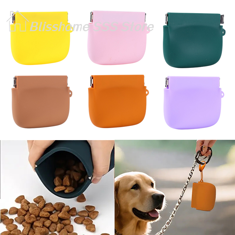 【S】Silicone Dog Treat Pouch Po - Lock And Lock Food Storage avaliação e preço