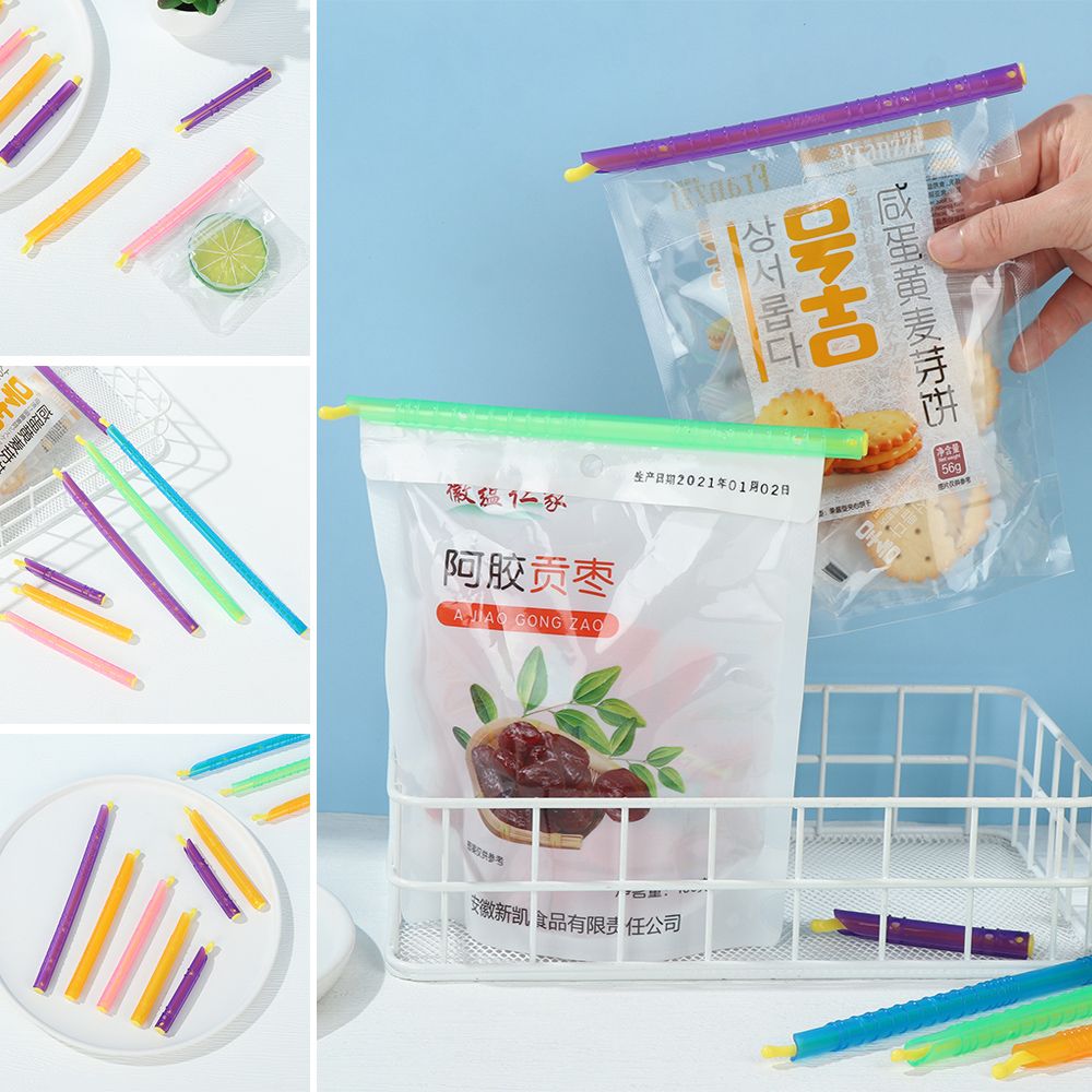 5PCS Magic Bag Sealer Stick Fo - Lock And Lock Food Storage avaliação e preço