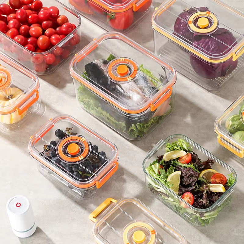 Vacuum Fresh-keeping Box Refri - Food Storage Bowls avaliação e preço