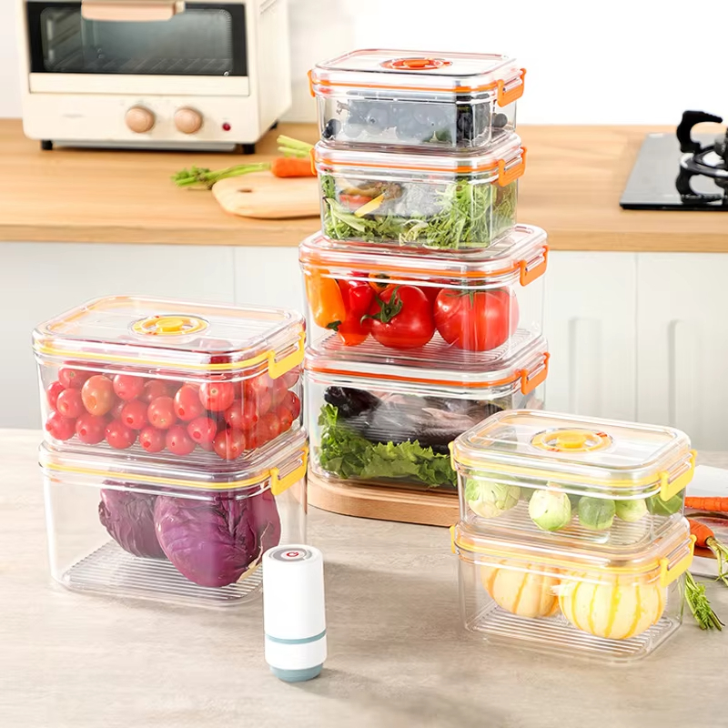 Vacuum Fresh-keeping Box Refri - Food Storage Bowls avaliação e preço