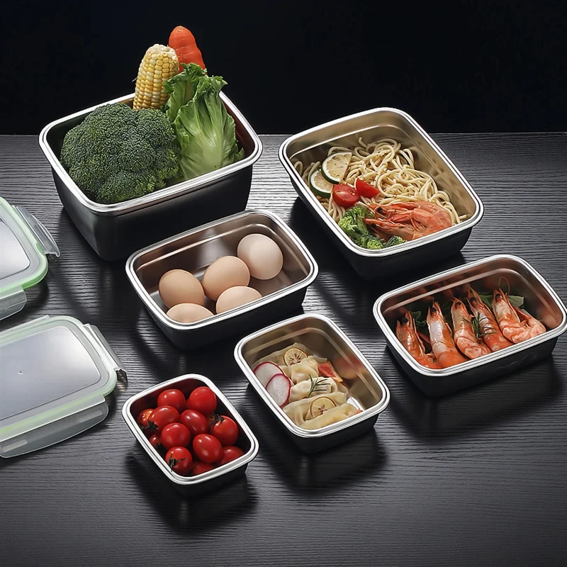 304Stainless steel fresh-keepi - Food Storage Containers Xl avaliação e preço