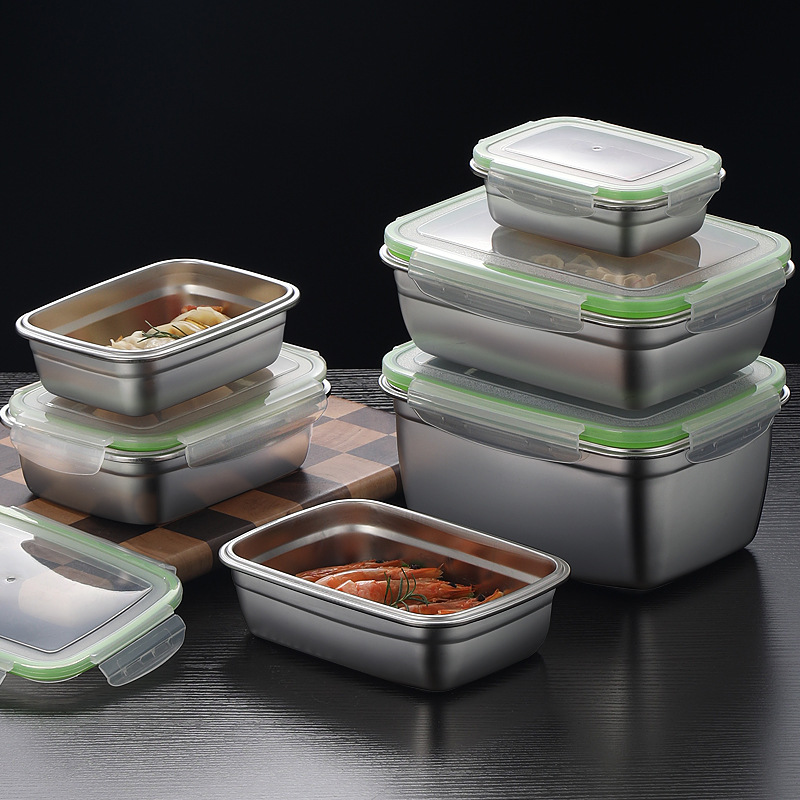 304Stainless steel fresh-keepi - Food Storage Containers Xl avaliação e preço