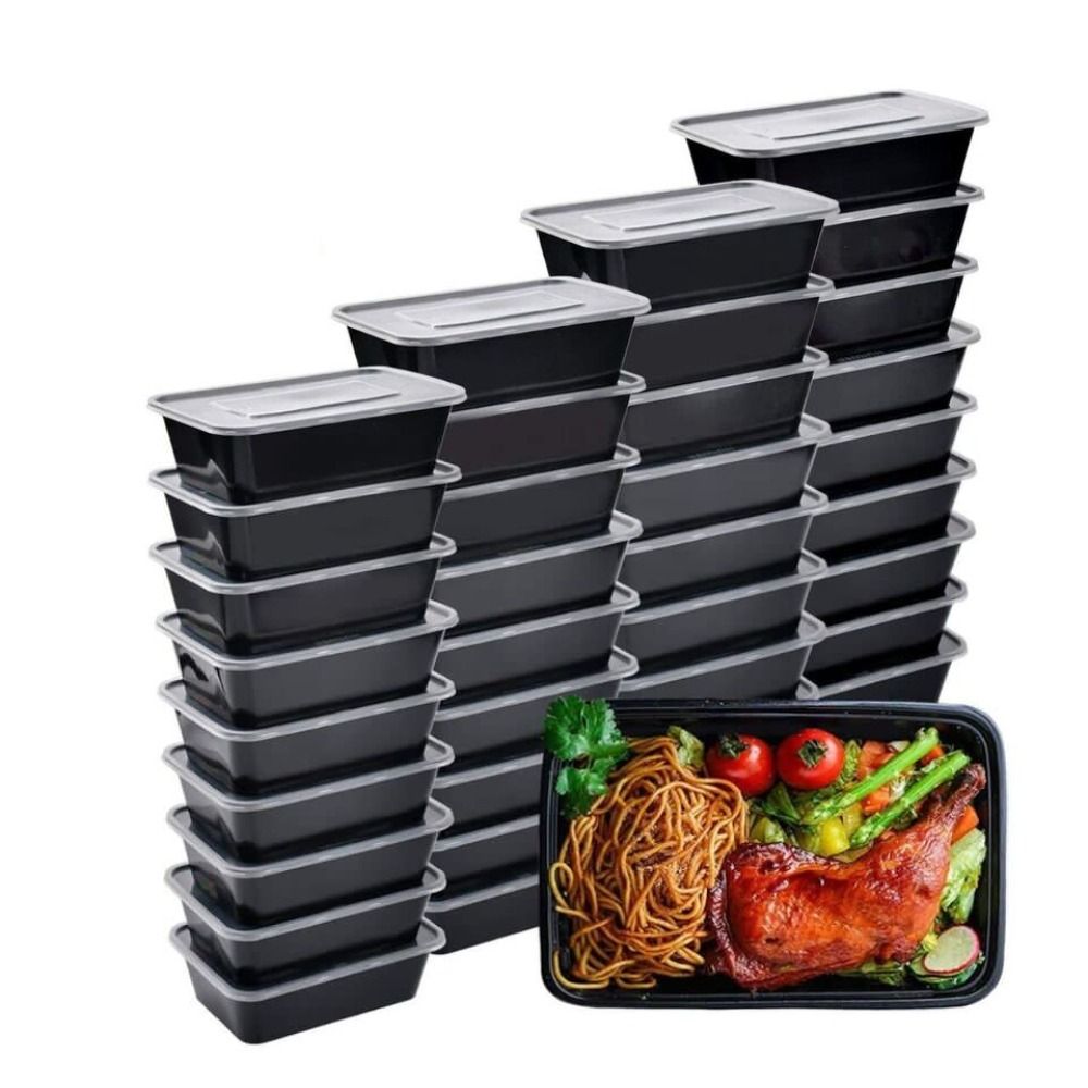5Pcs/set Useful Plastic Dispos - Food Storage Containers Xl avaliação e preço