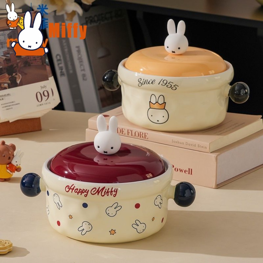 Kawaii Miffy Ceramic Bowl Lid  - Food Storage Containers Xl avaliação e preço
