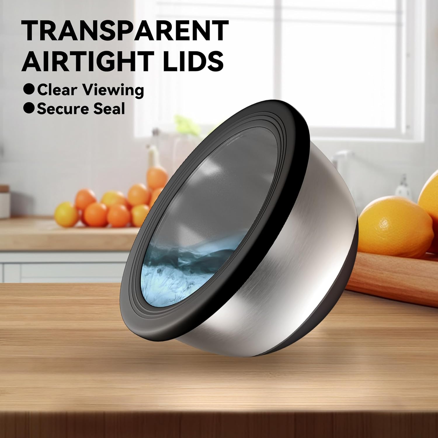 Stainless Steel Mixing Bowls w - Food Storage Bowls avaliação e preço