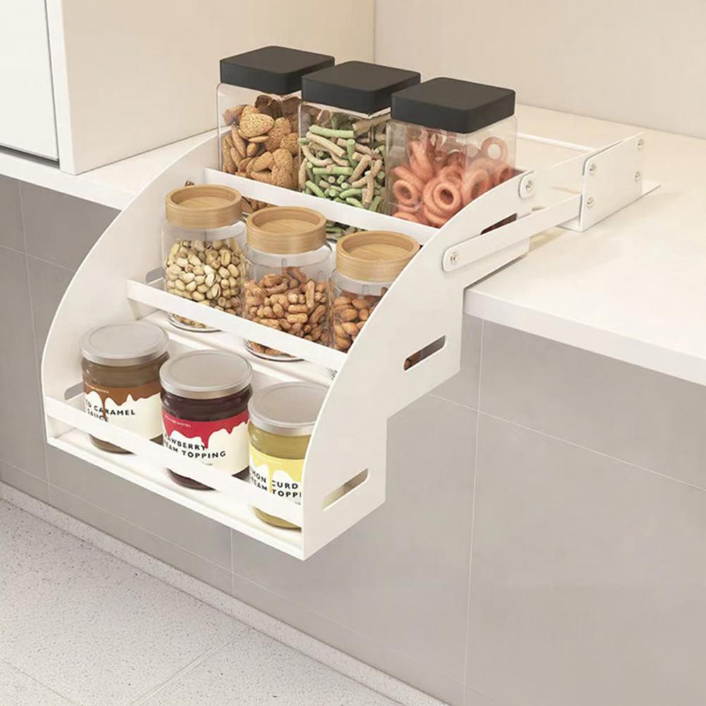 Triple Tier Spice Organizer 3- - Food Storage Rack For Kitchen avaliação e preço