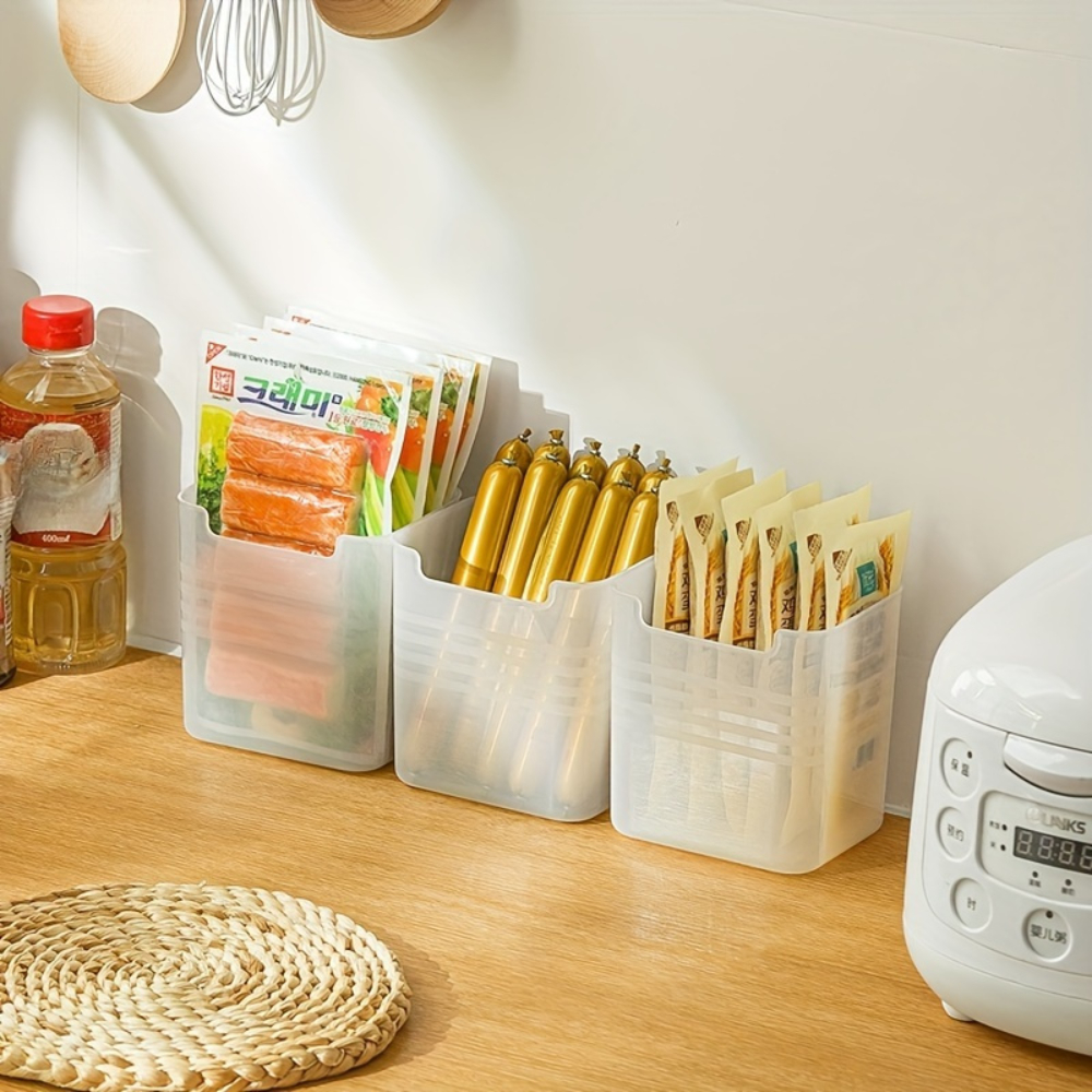 6Pcs Clear Refrigerator Storag - Food Storage For Refrigerator avaliação e preço