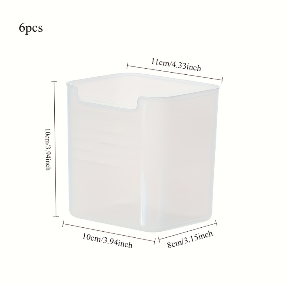 6Pcs Clear Refrigerator Storag - Food Storage For Refrigerator avaliação e preço