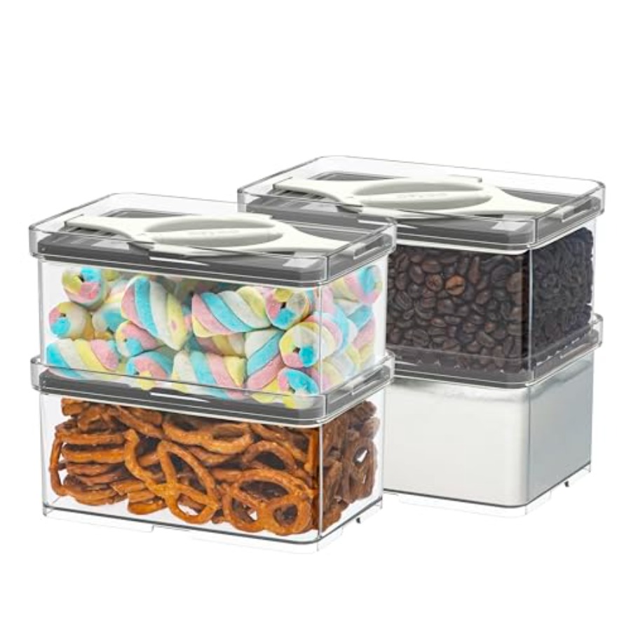 4-Pack Small Pantry Containers - Food Storage Lidl avaliação e preço