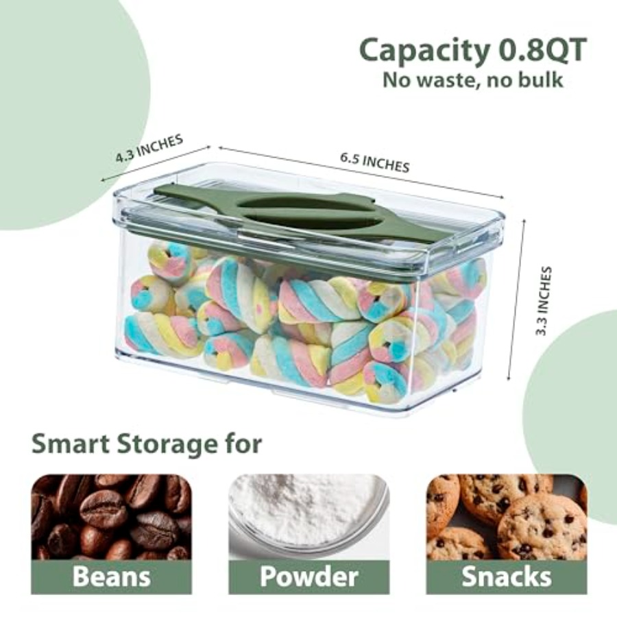 4-Pack Small Pantry Containers - Food Storage Lidl avaliação e preço