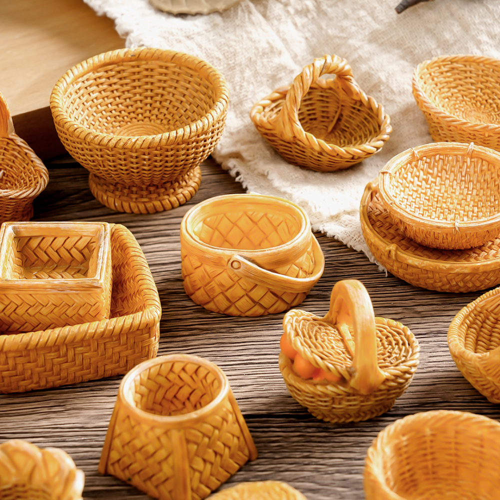 1/12 Dollhouse Miniature Ratta - Bread Box Bamboo avaliação e preço