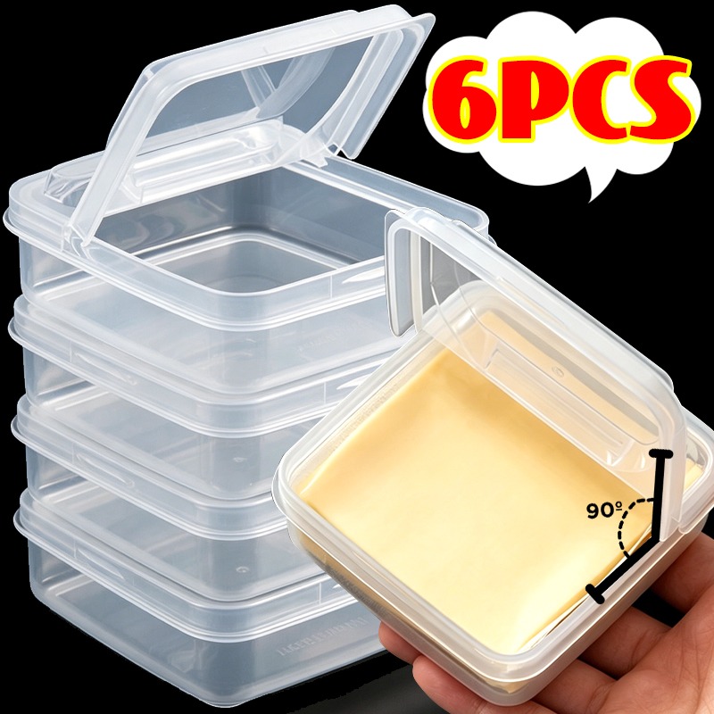 Transparent Sliced Cheese Cont - Food Storage For Refrigerator avaliação e preço