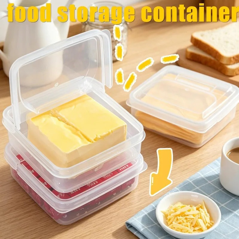 Transparent Sliced Cheese Cont - Food Storage For Refrigerator avaliação e preço