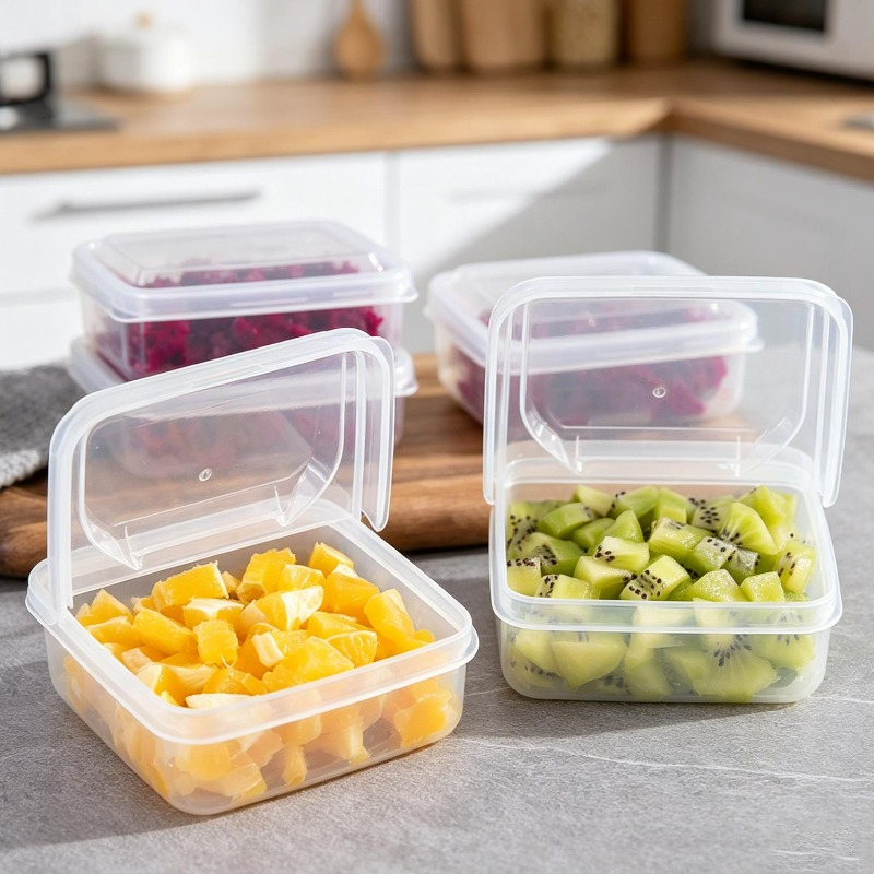 Transparent Sliced Cheese Cont - Food Storage For Refrigerator avaliação e preço
