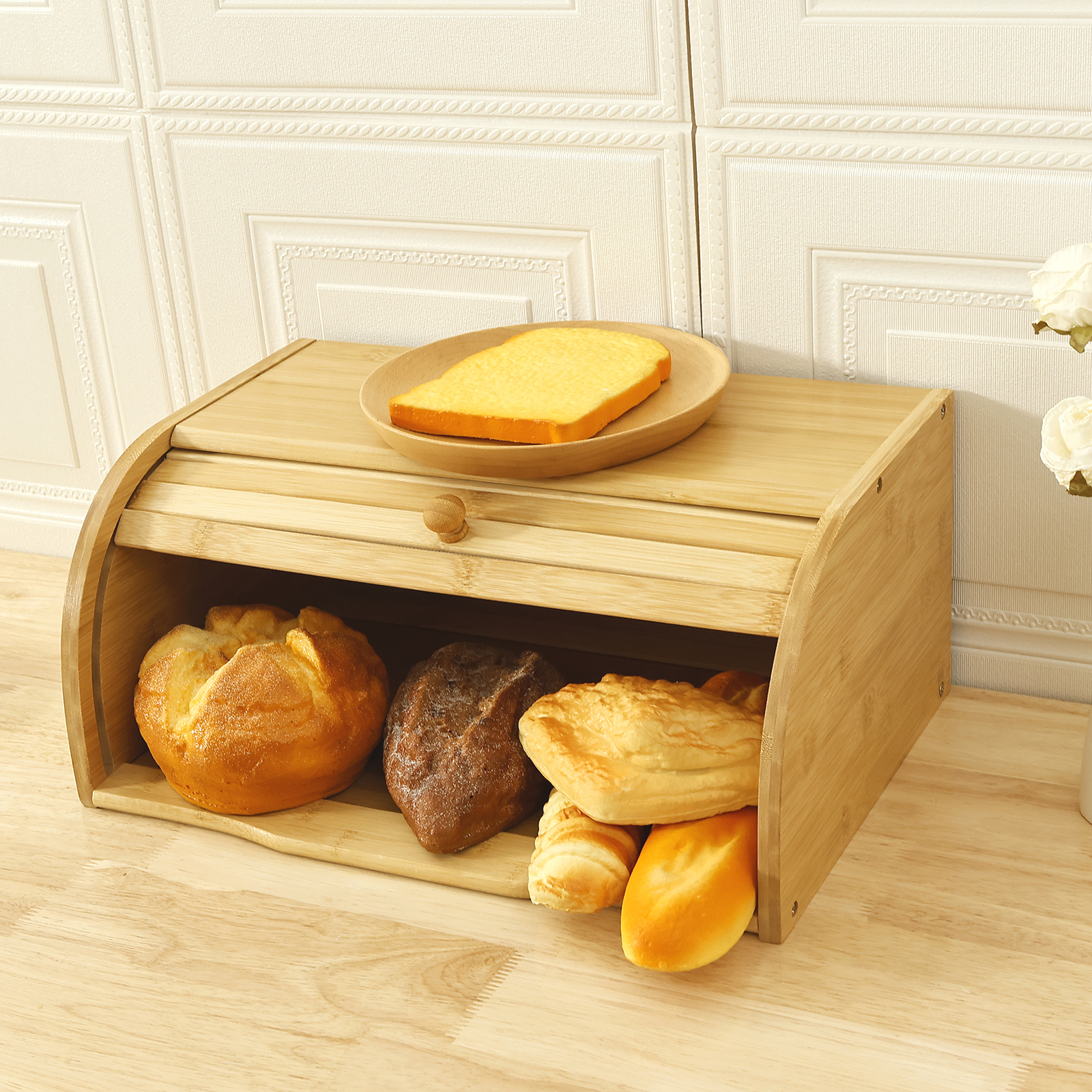 Bamboo Bread Storage Box Large - Bread Box Bamboo avaliação e preço