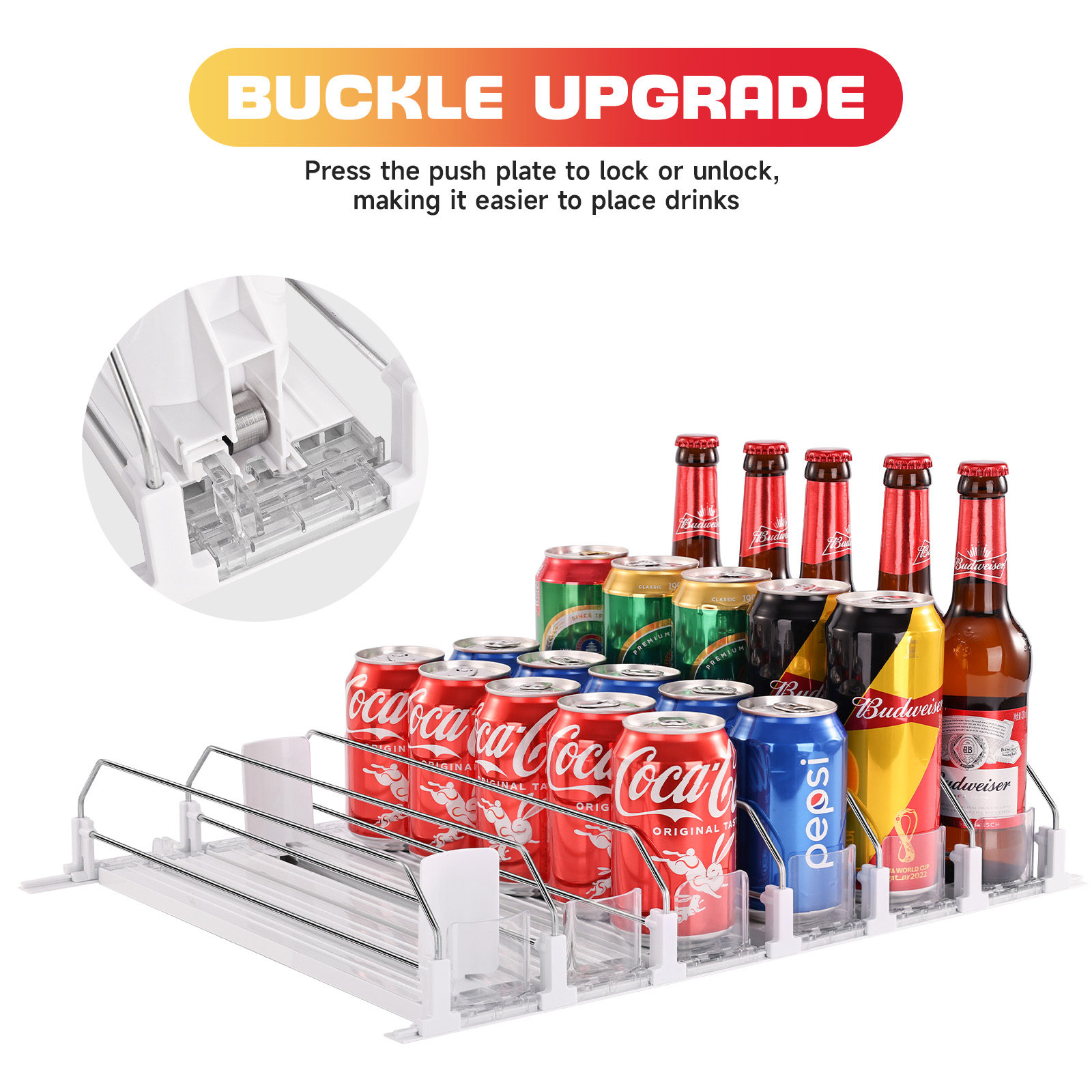 Soda Can Dispenser with Automa - Food Storage Rack For Kitchen avaliação e preço