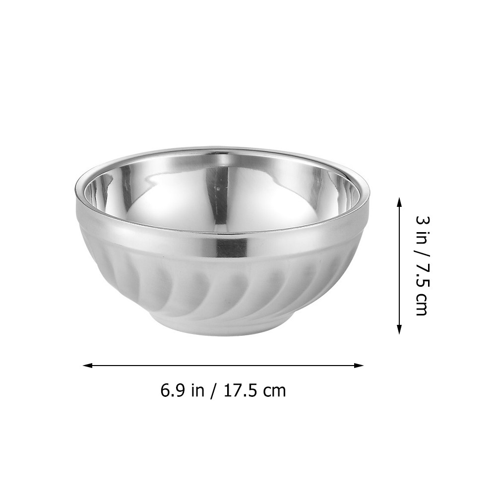 3Pcs Insulated Stainless Steel - Food Storage Bowls avaliação e preço