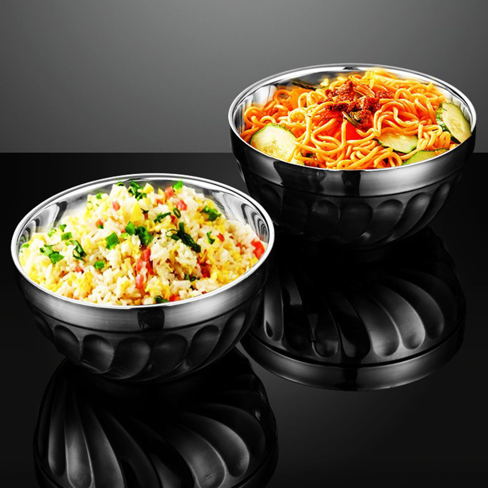 3Pcs Insulated Stainless Steel - Food Storage Bowls avaliação e preço