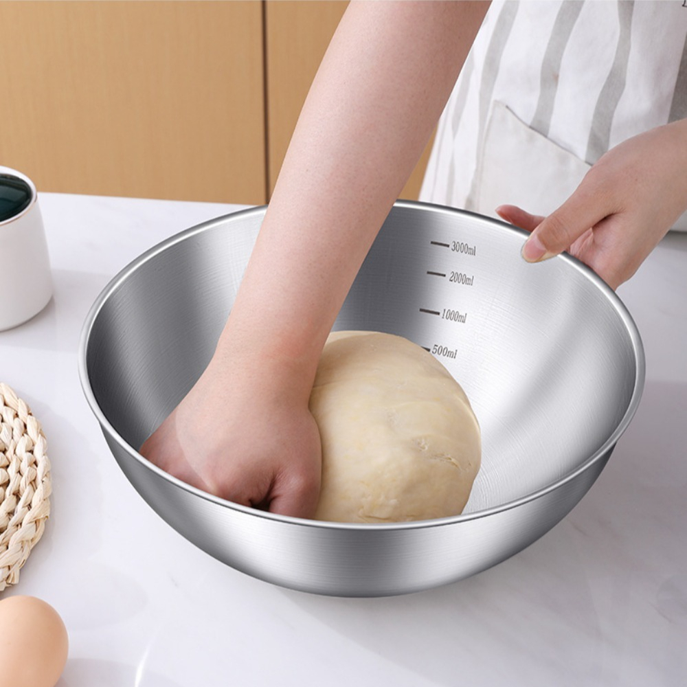 3pcs Stainless Steel Bowl Set  - Food Storage Bowls avaliação e preço