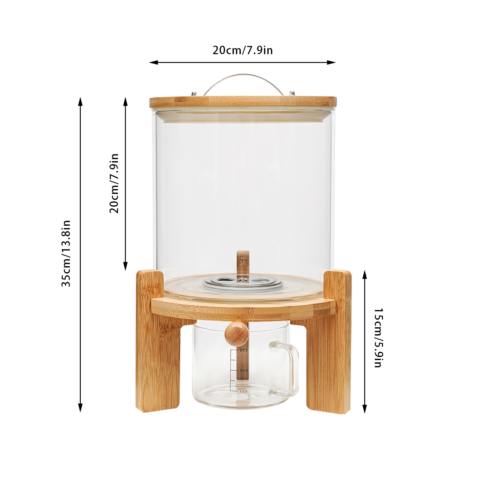Capacity Airtight Glass Dry Fo - Food Storage Lidl avaliação e preço