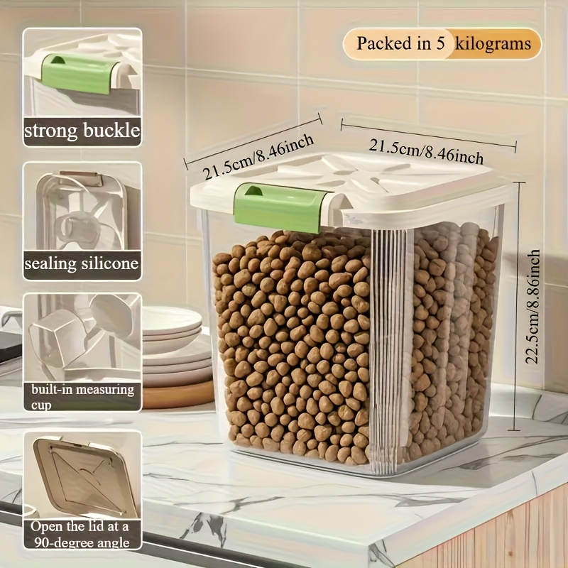 Large-capacity pet food storag - Food Storage Containers Xl avaliação e preço