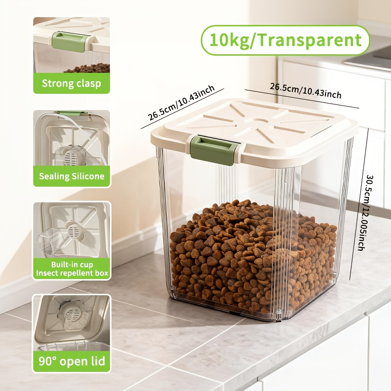 Large-capacity pet food storag - Food Storage Containers Xl avaliação e preço