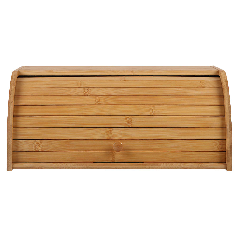 1Pcs Bamboo Storage Box Wood B - Bread Box Bamboo avaliação e preço