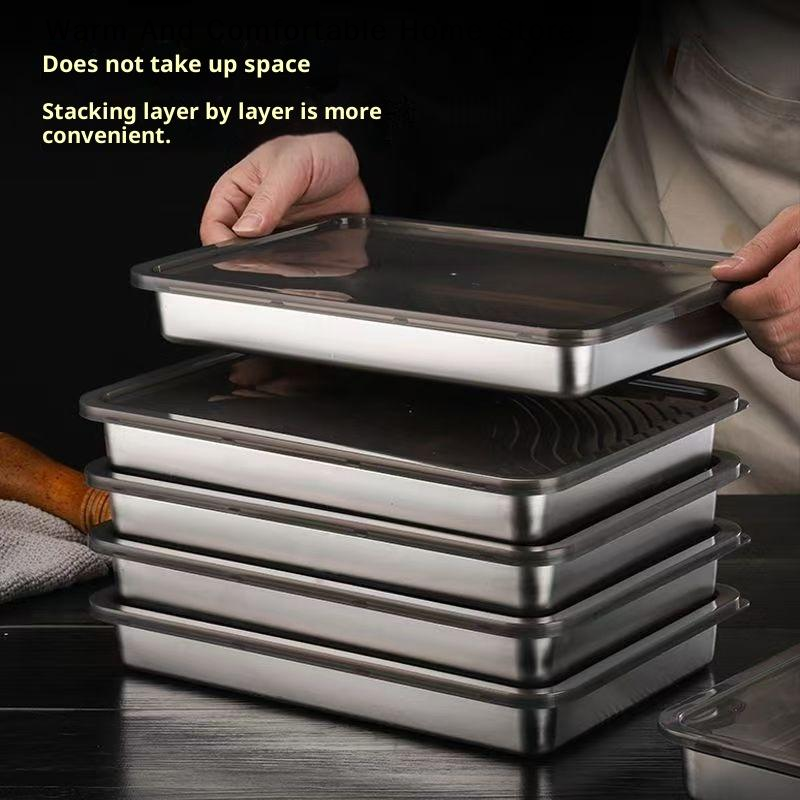 2/3/4/5pcs Stainless Steel Foo - Food Storage Containers Xl avaliação e preço