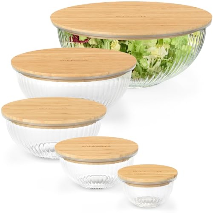 Stackable Space-Saving Set of  - Food Storage Bowls avaliação e preço