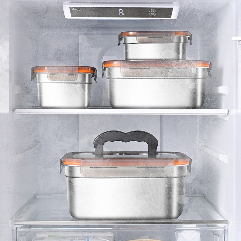 4 Pack Food Storage Containers - Food Storage Camping avaliação e preço