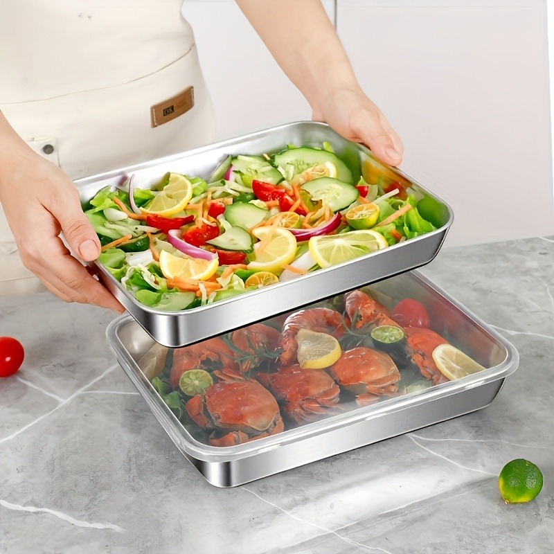 3 Pieces Large Stackable Durab - Food Storage Containers Xl avaliação e preço