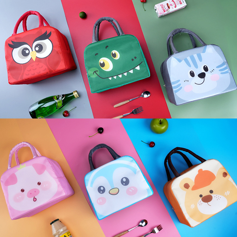Cartoon Cute Fresh Cooler Lunc - Food Storage Aluminum avaliação e preço