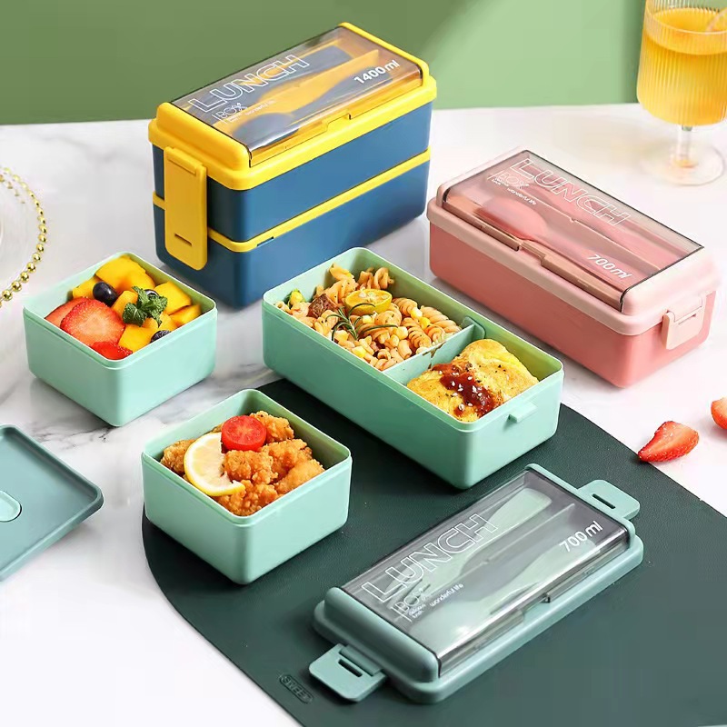 Portable Lunch Box For Kids Wi - Food Storage Jars Plastic avaliação e preço