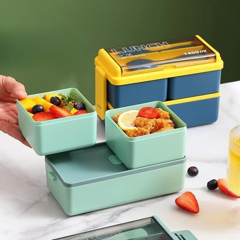 Portable Lunch Box For Kids Wi - Food Storage Jars Plastic avaliação e preço