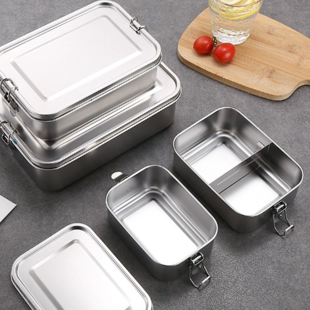 Durable Stainless Steel Bento  - Food Storage Containers Xl avaliação e preço
