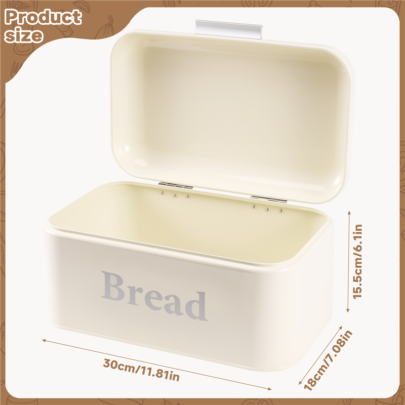 Vintage Bread Box Cupboard Iro - Bread Box Bamboo avaliação e preço