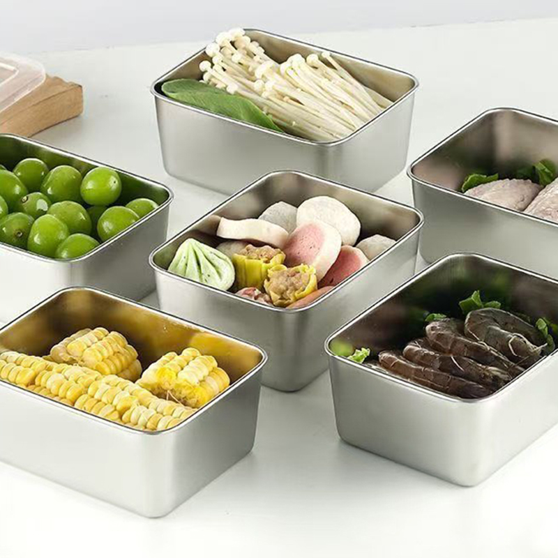 6-Piece Stainless Steel Food S - Food Storage Camping avaliação e preço