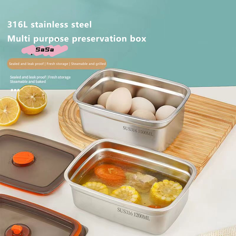 316 Stainless Steel Leak-proof - Food Storage Bowls avaliação e preço
