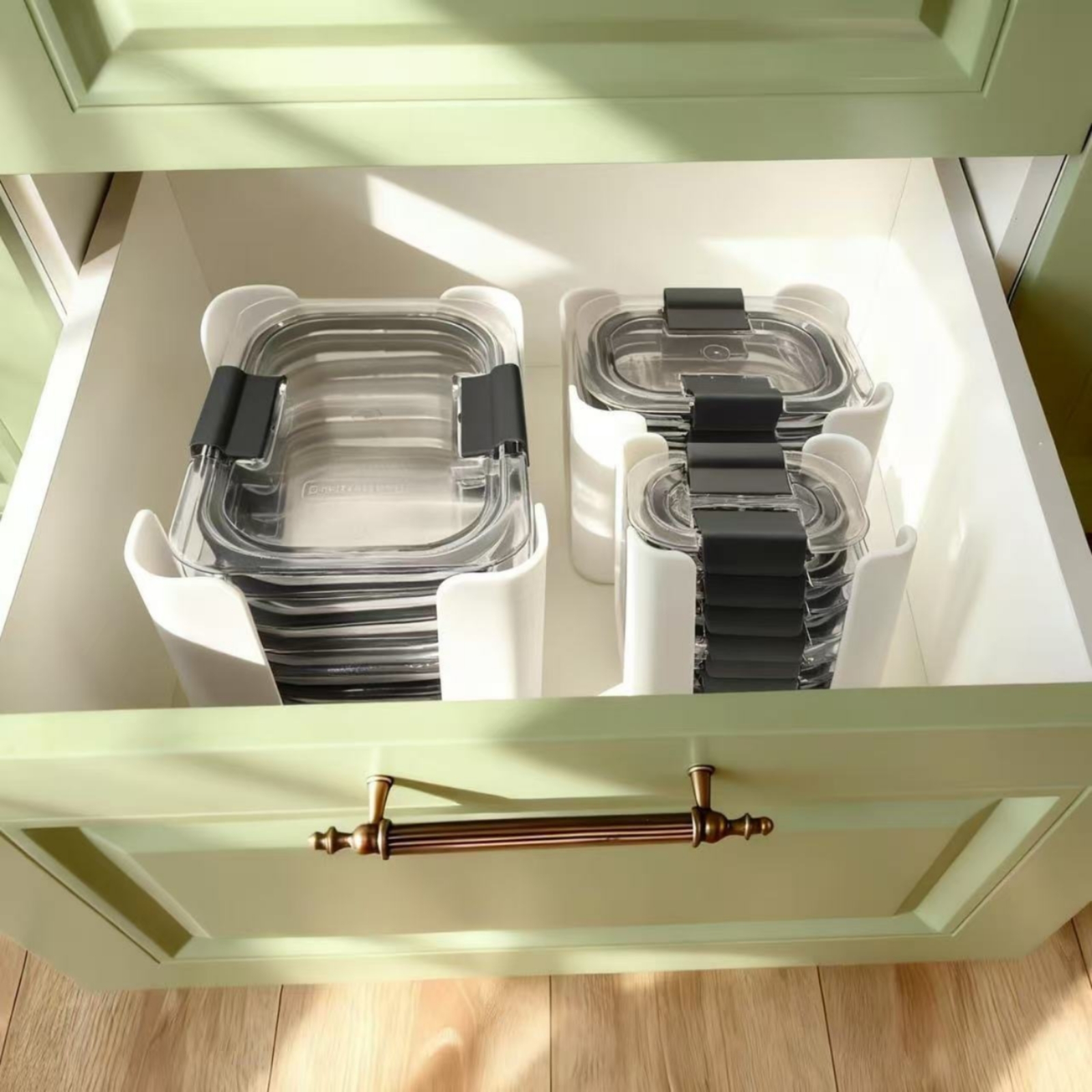 3 Pieces Lid Storage Rack Rect - Food Storage Rack For Kitchen avaliação e preço